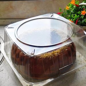 جعبه کیک مربع بزرگ کد 243